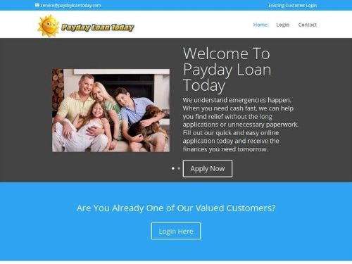 Paydayloantoday Promo Codes & Coupons