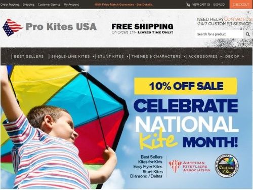 Pro Kites Usa Promo Codes & Coupons