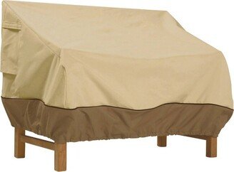 Tan Veranda Water-Resistant 88 Patio Loveseat Cover