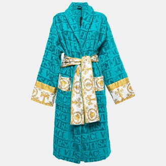 Home Green Logo Terry Belted Bathrobe XL