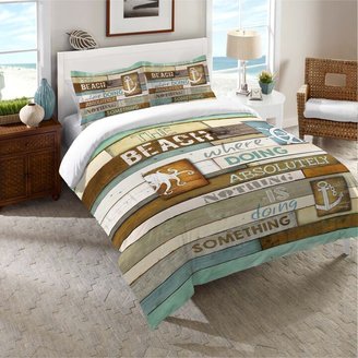 Beach Words Standard Pillow Sham