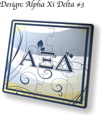 Alpha Xi Delta Beverage Jigsaw Puzzle Coasters Square | Set Of 4