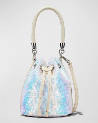 The Sequin Mini Bucket Bag