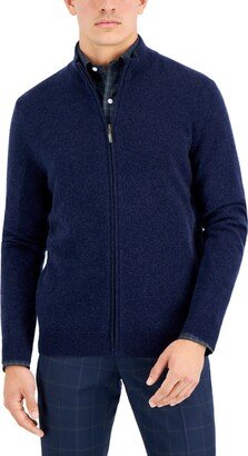 Men's Full-Zip Cashmere Sweater, Created for Macy's