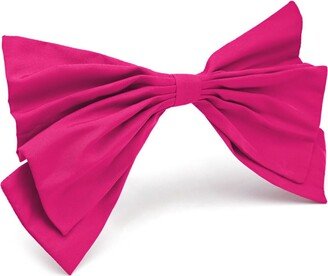 Pleated-Bow Taffeta Hairclip