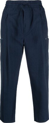 Tapered Cropped Trousers-AA