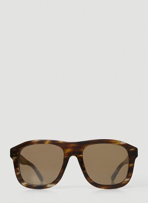 Gg1316s Square Sunglasses - Man Sunglasses Brown One Size