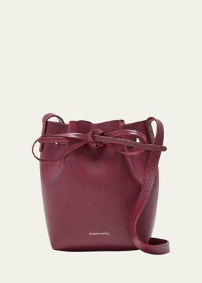 Mini Mini Saffiano Leather Bucket Bag-AA