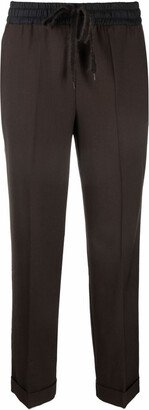 Drawstring-waist trousers-AA