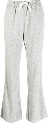 tout a coup Stripe-Trim Flared Trousers