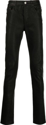 Skinny Leather Trousers-AB