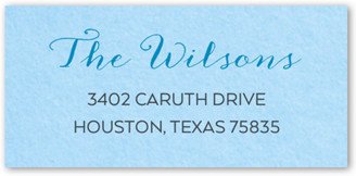 Address Labels: Little Introduction Boy Address Label, Blue, Matte