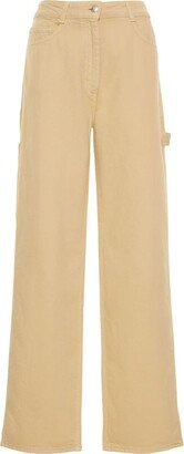 Selma cotton denim wide jeans