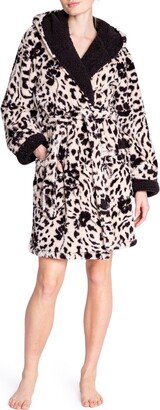 Leopard Print Cozy Plush Robe