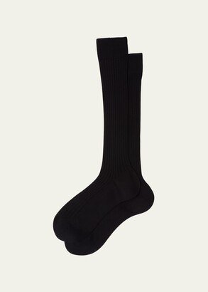 Superfine Ribbed Knit Socks