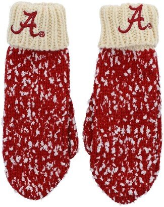 Men's Foco Crimson Alabama Crimson Tide Confetti Cream Mittens