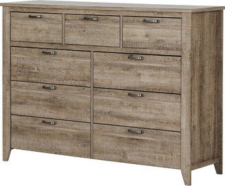 Lionel 9 Drawer Double Dresser