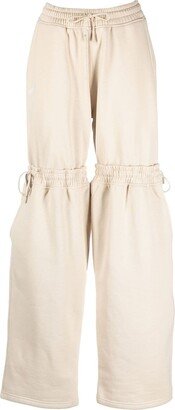 Drawstring-Detail Wide-Leg Track Pants