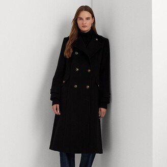 Lauren Petite Ralph Lauren Wool-Blend Double-Breasted Coat