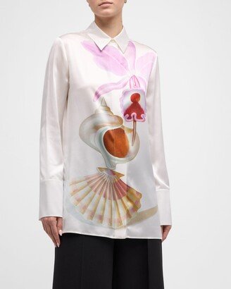 Maruja Mallo Printed Dress Shirt