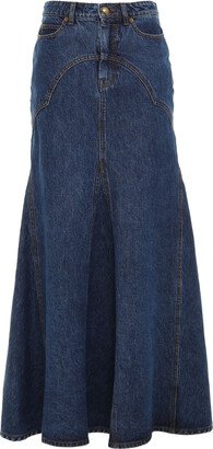 Luminosity Denim Maxi Skirt-AC