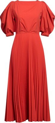 Long Dress Tomato Red