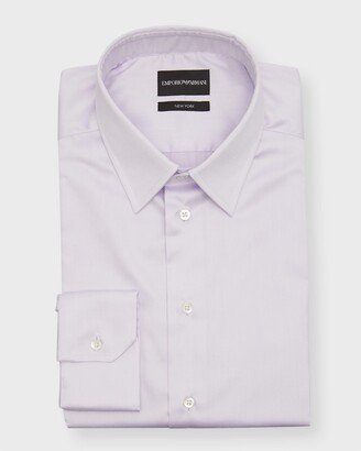 Men's Point Collar Cotton Dress Shirt-AA