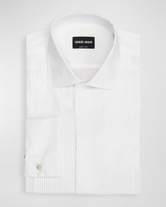 Men's Pleated Bib Tuxedo Shirt