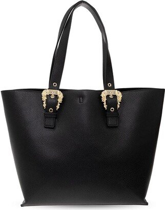 Buckle Detailed Tote Bag