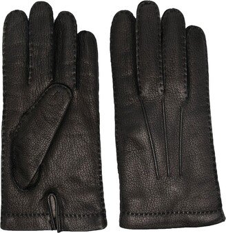 Full-Finger Leather Gloves-AB