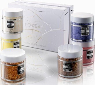 Lovery Body Scrub Exfoliating Body Care Gift Set, 6 Piece