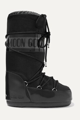 Icon Shell And Rubber Snow Boots - Black