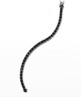 NAKARD Mini Tile Tennis Bracelet, Black