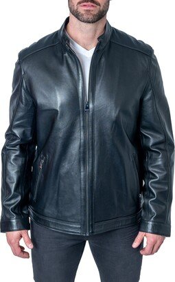 Smooth Black Leather Jacket
