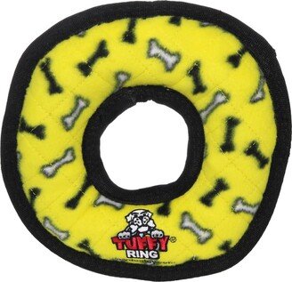 Tuffy Ultimate Ring Yellow Bone, Dog Toy