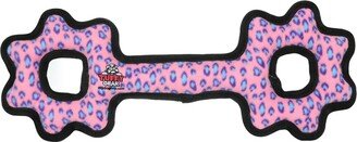 Tuffy Ultimate Tug-o-Gear Pink Leopard, Dog Toy