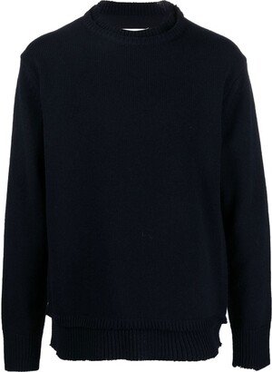 Crew-Neck Layered Jumper