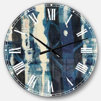 Designart Country Charm Oversized Metal Wall Clock