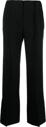 Flared Wool Trousers-AA