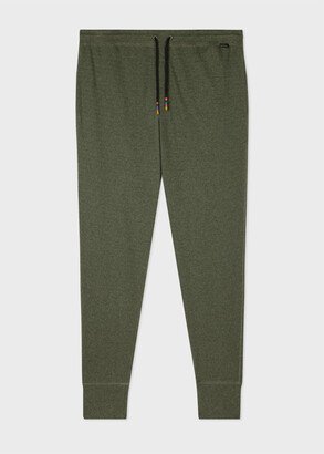 Khaki Twisted Fleck Cotton Lounge Pants