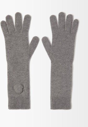 Logo-patch Wool-blend Gloves