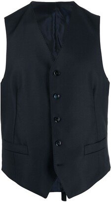 Single-Breasted Wool Waistcoat