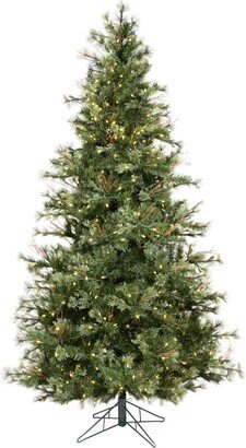 7.5 ft Mixed Country Pine Slim Artificial Christmas Tree