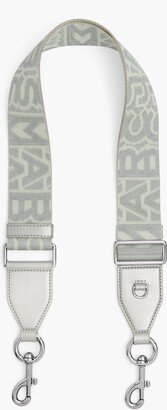 The Monogram Utility Webbing Strap - White/silver