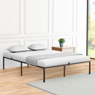 Alkmaar Metal Platform Bed Frame with Sturdy Steel Bed Slats Mattress Foundation No Box Spring Needed Large Storage Space