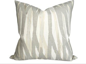 Breakwater Pillow Cover in Smoke Grey, Designer Covers, Decorative Pillows