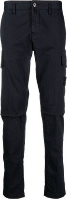 Compass-patch straight-leg trousers-AB