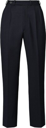 Pressed-Crease Straight-Leg Trousers-AC