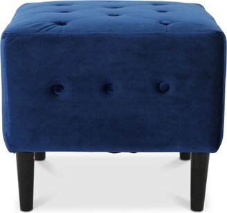 Blake Tufted Velvet Ottoman