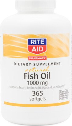 365 Natural Fish Oil Softgels